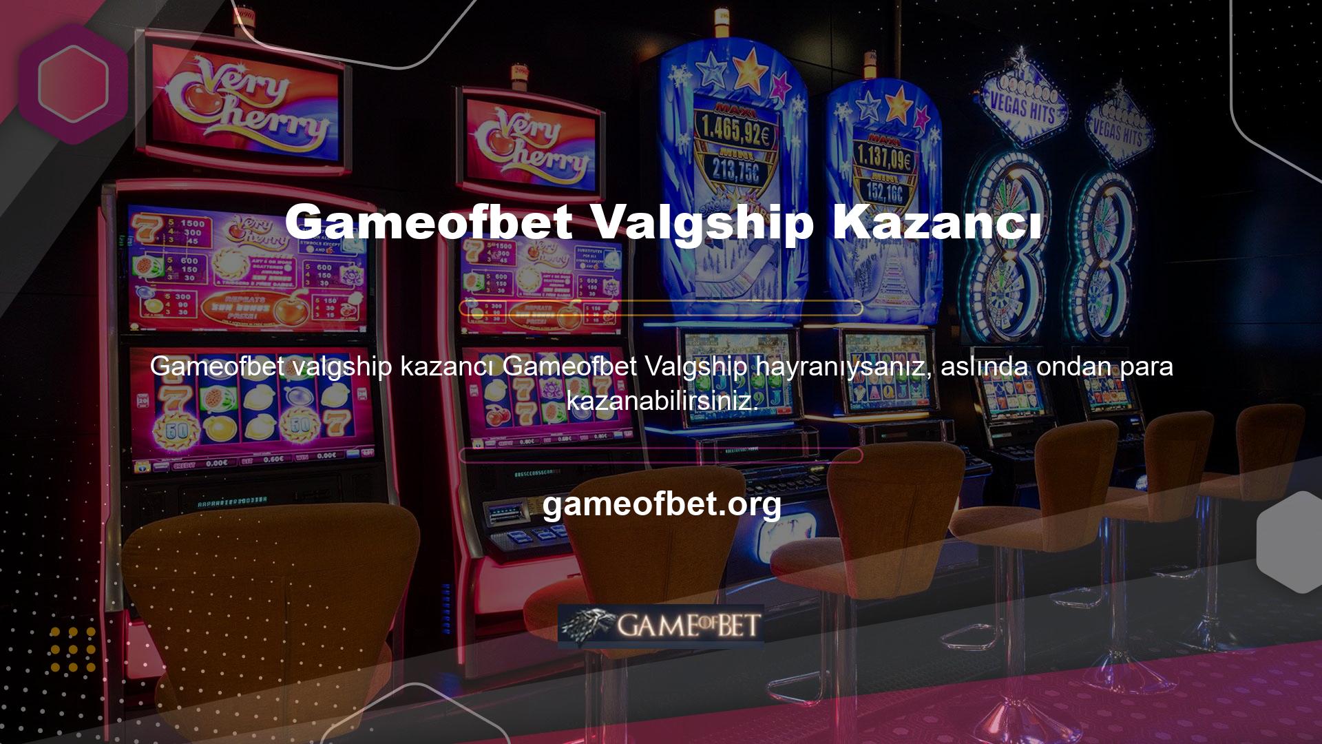 Para kazanmak ve eğlenmek istiyorsanız, Gameofbet Valgship fırsatını kontrol edebilirsiniz
